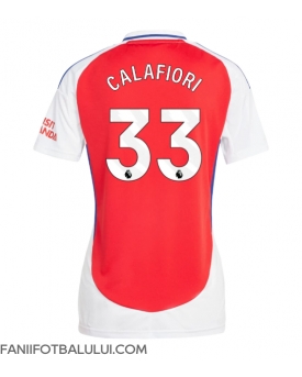 Arsenal Riccardo Calafiori #33 Tricou Fotbal Replică 2024-25 Femei Acasa